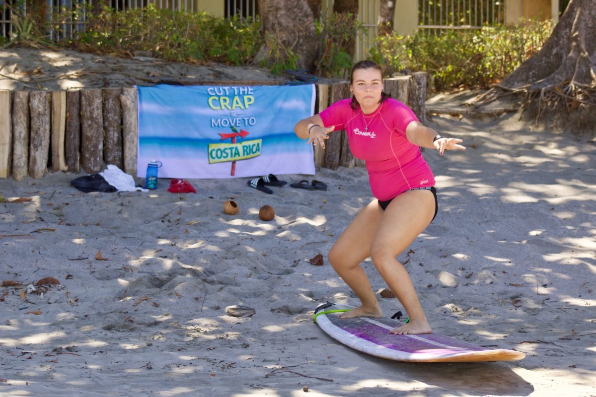 Costa Rica Tamarindo Beach Surfing: First Time On a Surfboard Taya Page