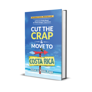 Cut The Crap & Move To Costa Rica Hardcover Mock Up