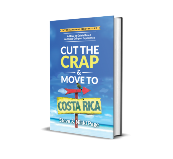 Cut The Crap & Move To Costa Rica Hardcover Mock Up