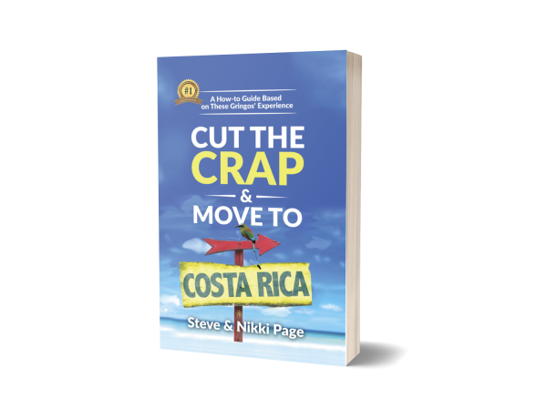 Cut The Crap & Move To Costa Rica Paperback mockup