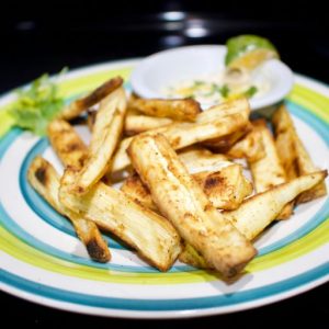 Yuca Fries - Cut The Crap Kitchen - Costa Rica