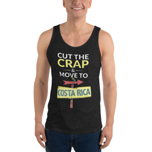 Cut The Crap & Move To Costa Rica Unisex Tank Top