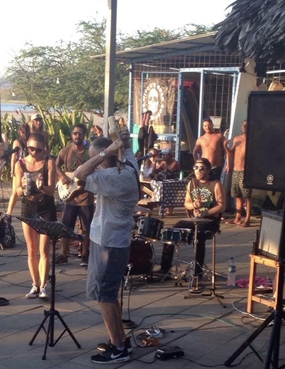 Tamarindo Guanacaste Costa Rica nightlife, Witches Rock: Ellis Page Playing Drums with PinkyGuaro