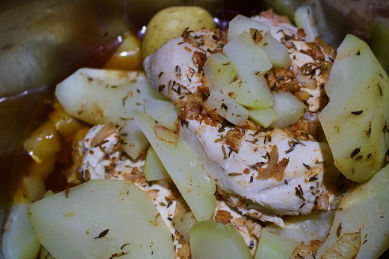 Chicken & Chayote - Cut The Crap Kitchen - Costa Rica