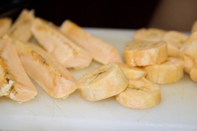 Fried Plantain - Cut The Crap Kitchen - Costa Rica