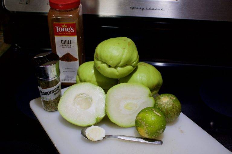 Chile Lime Chayote - Cut The Crap Kitchen - Costa Rica